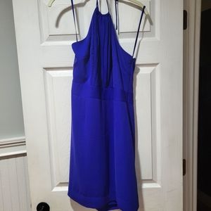 Blue sleeves dress
